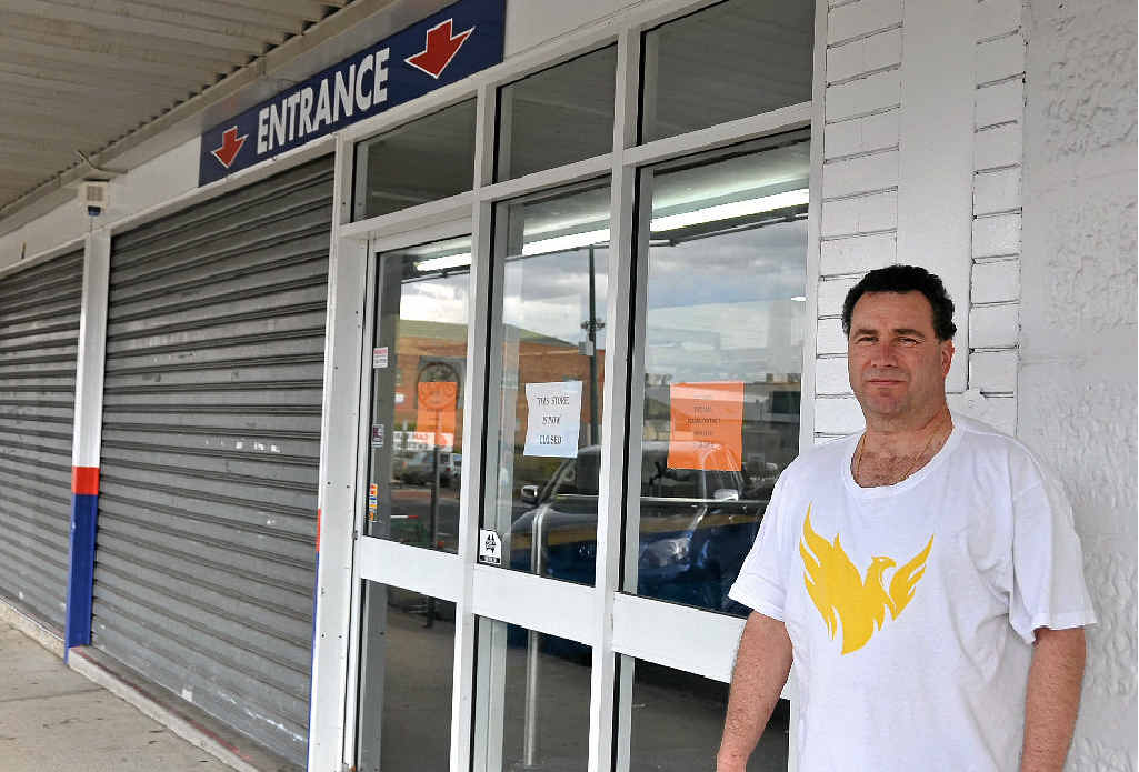 MORE CHOICES PLEASE: Warwick resident Mike Arazie says he would like to see an authentic restaurant replace the space at Crazy Clarks on Grafton St.